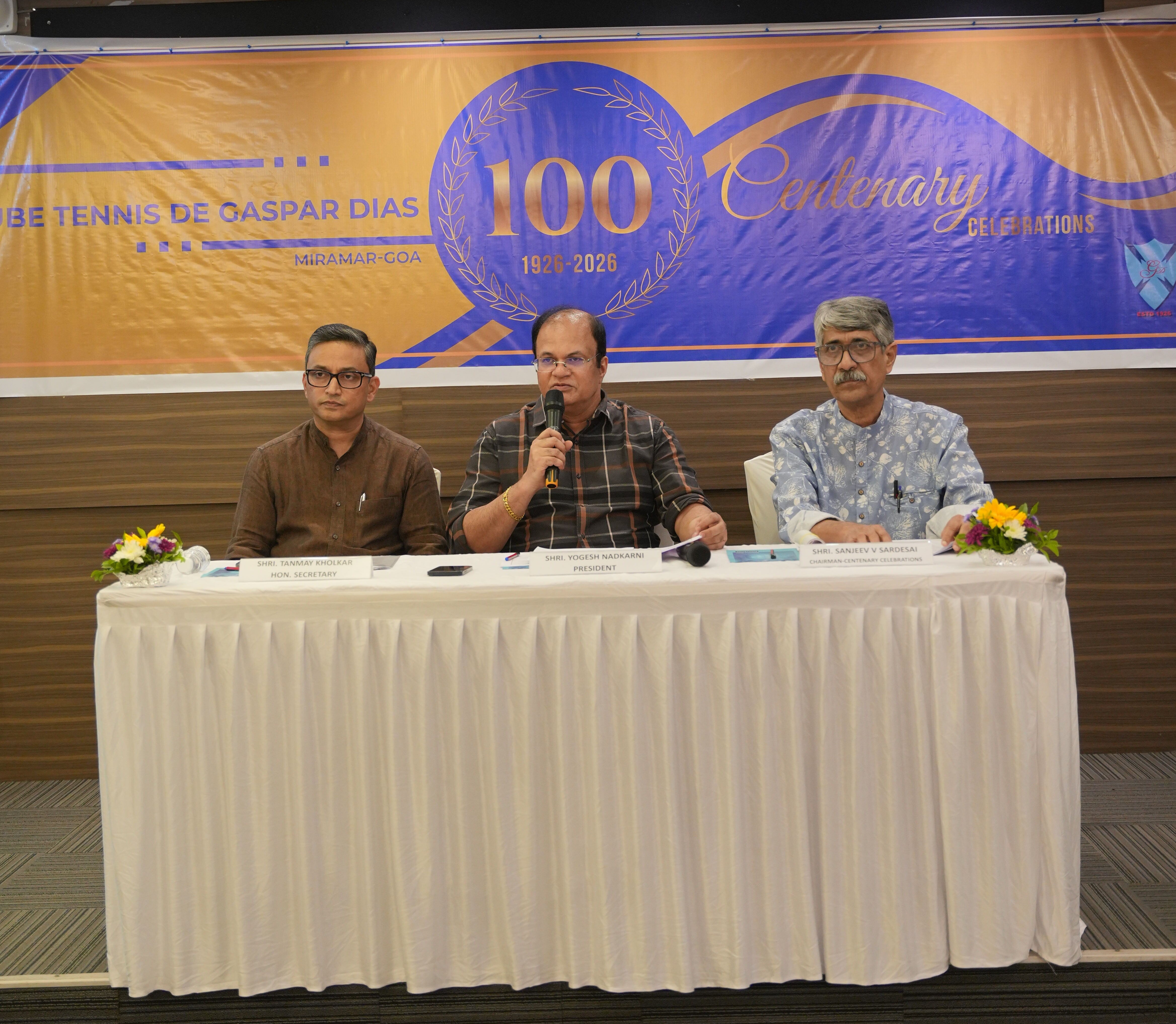 Clube Tennis de Gaspar Dias marks centenary with a year of activities