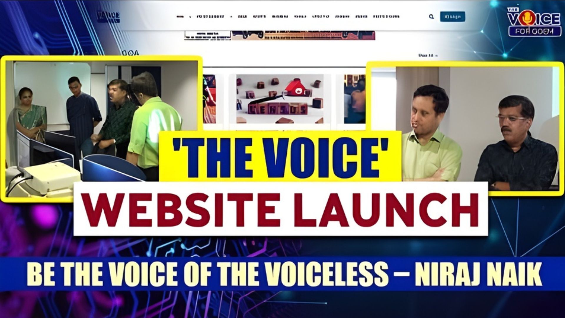 'The Voice' Website Launch