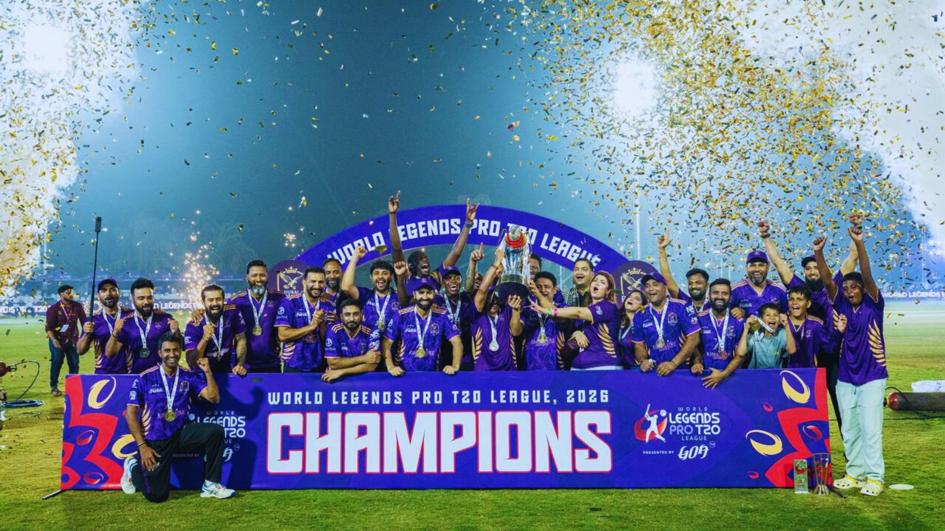 World Legends Pro T20 League concludes in Goa, Dubai Royals lift trophy