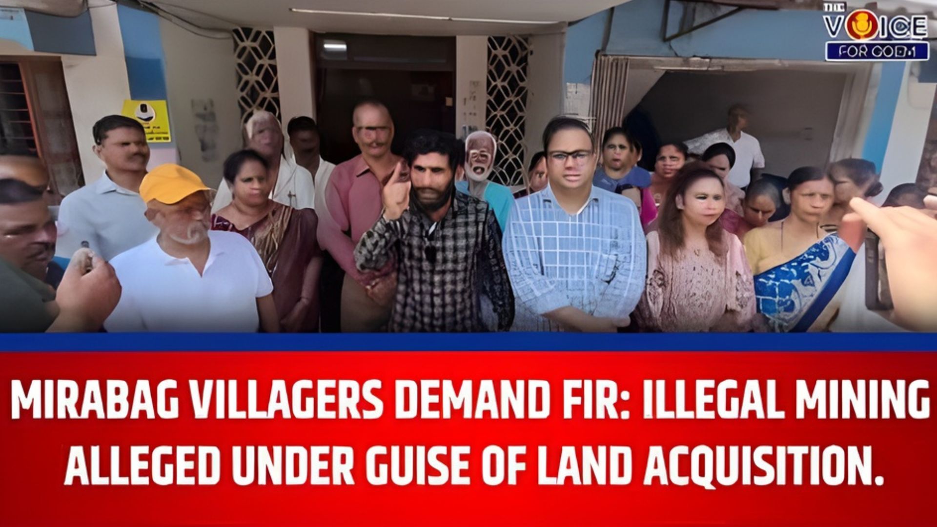 Mirabag villagers demand FIR over illegal iron ore digging