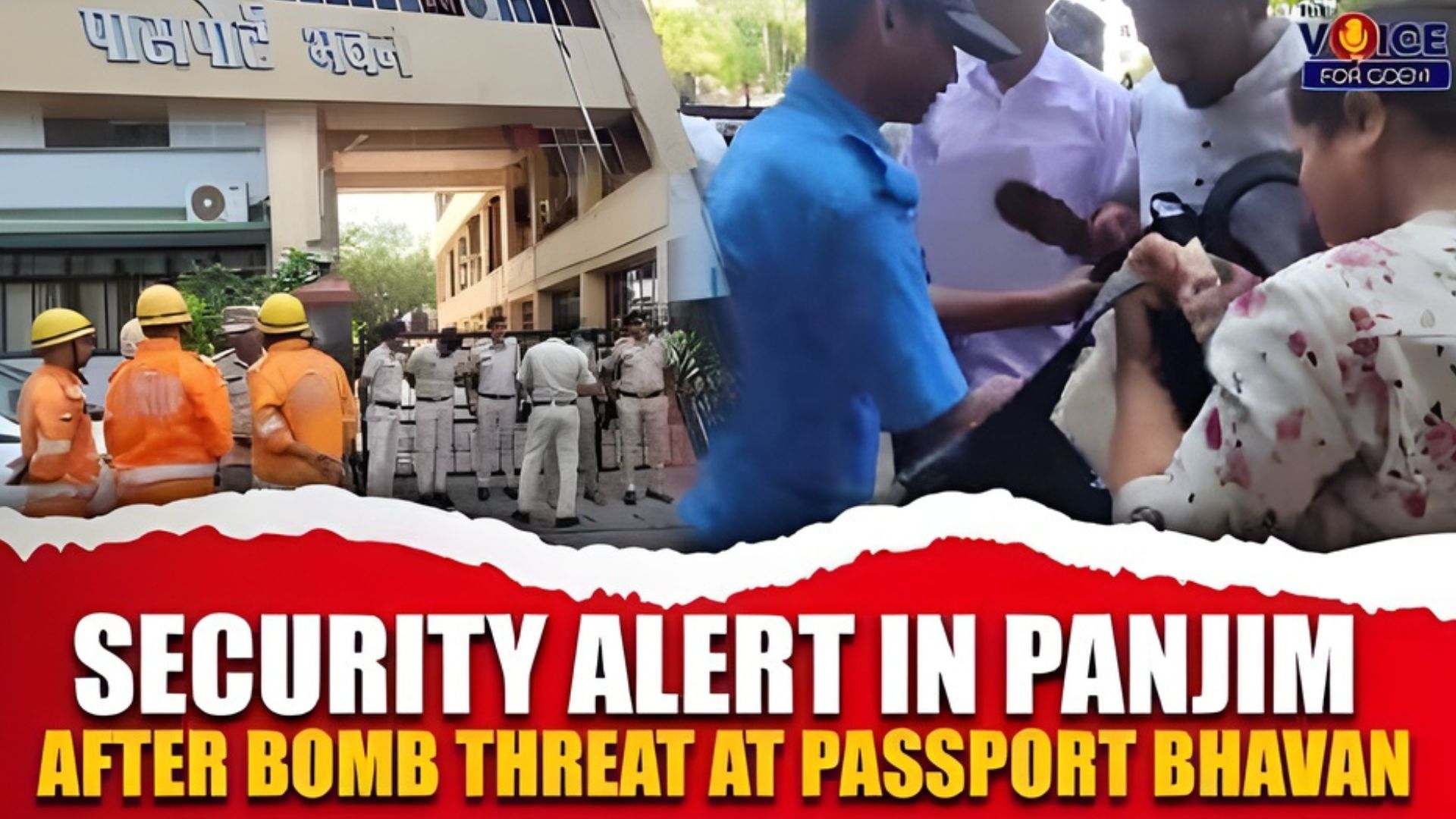 Security alert in Panjim after bomb threat at Passport Bhavan