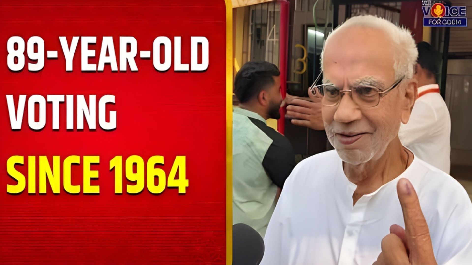 89-year-old voting since 1964