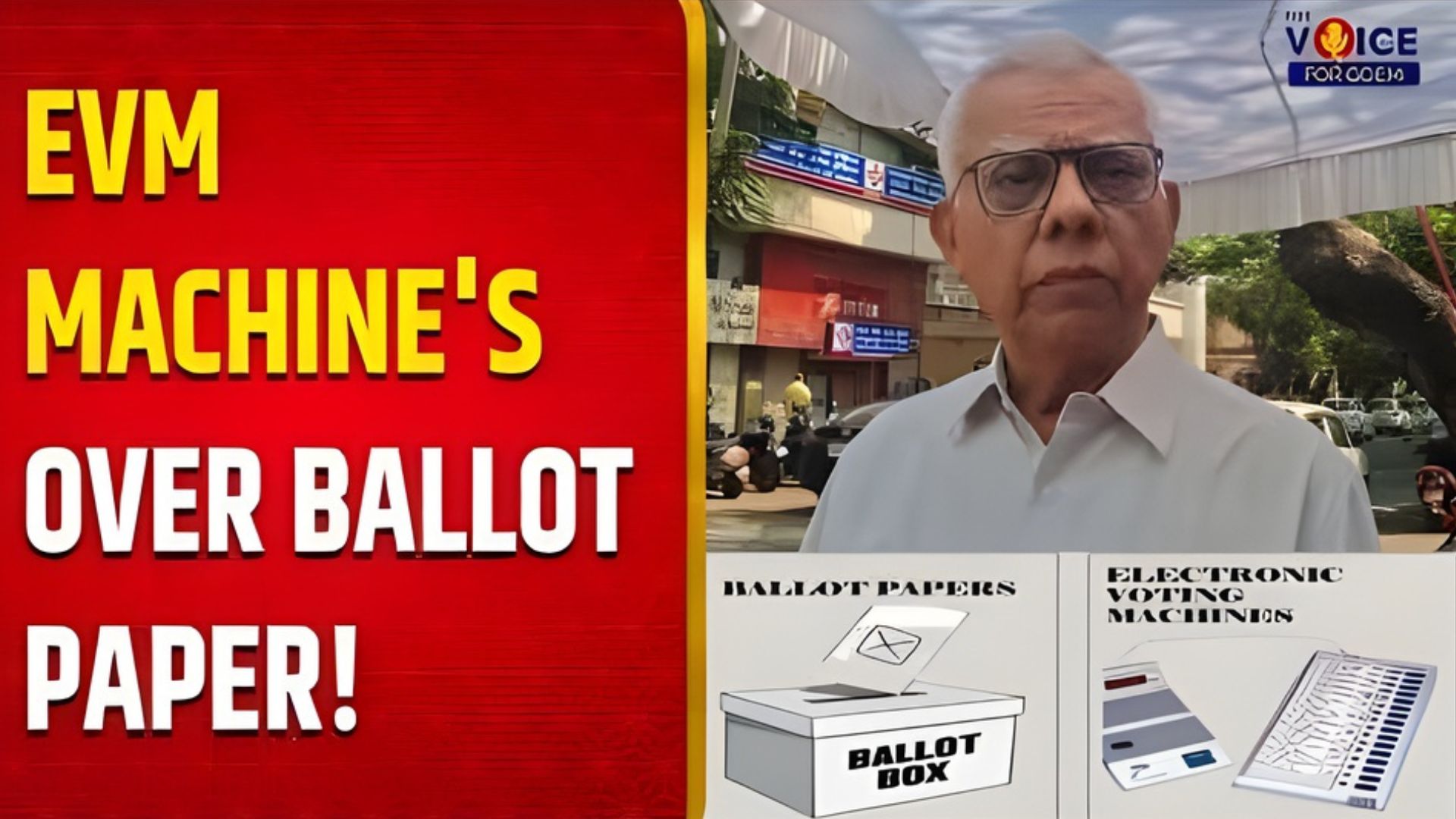 EVM Machines over ballot paper