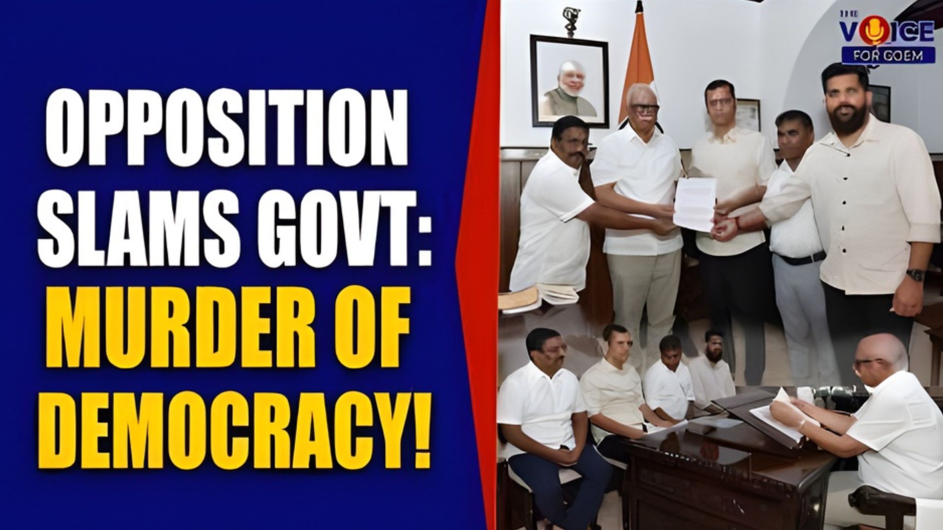 Opposition Slams Govt: Murder of Democracy!