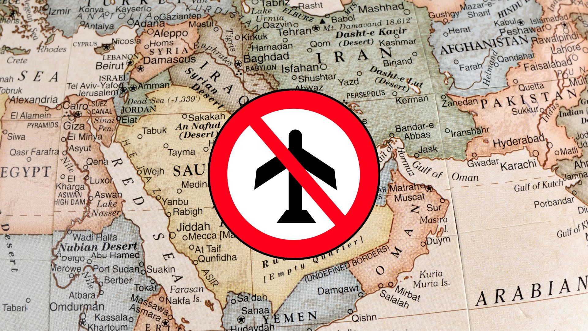 DGCA instructs airlines to avoid 9 Middle East air spaces