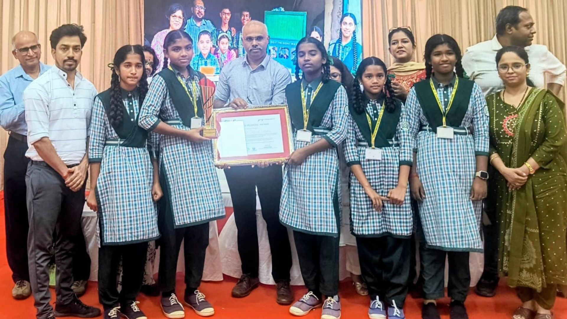 Unity High School Valpoi wins ‘Plastic to Purpose Award’ for recycling initiative