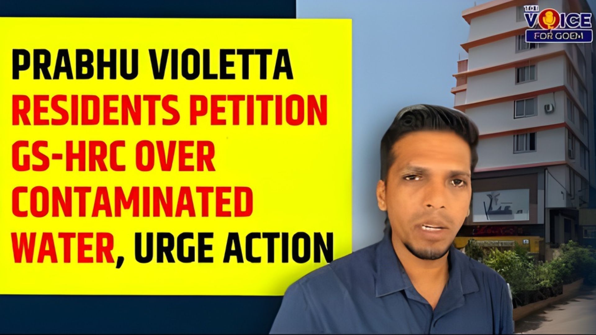 Prabhu Violetta residents petition GSHRC over contaminated water, urge action