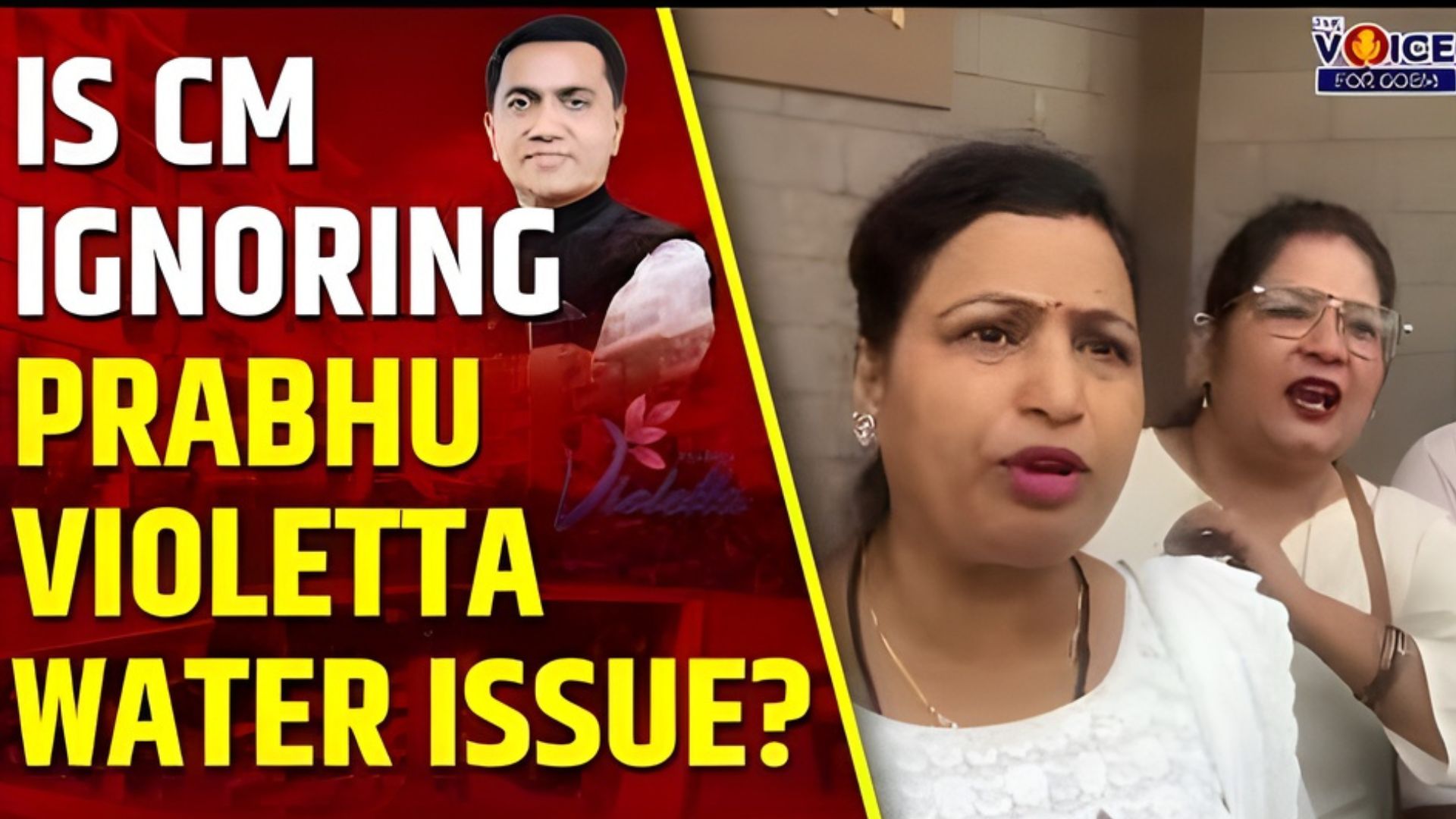 Is CM ignoring Prabhu Violetta water issue? Residents demand answers