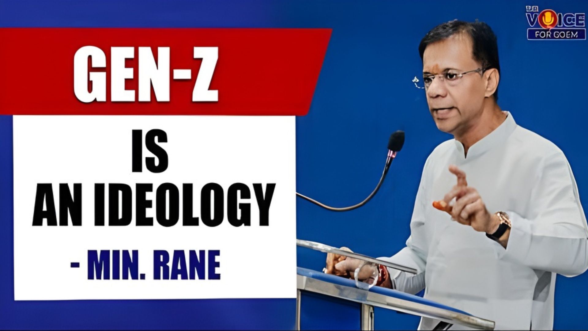 Gen Z now driving political conversations: Vishwajit Rane