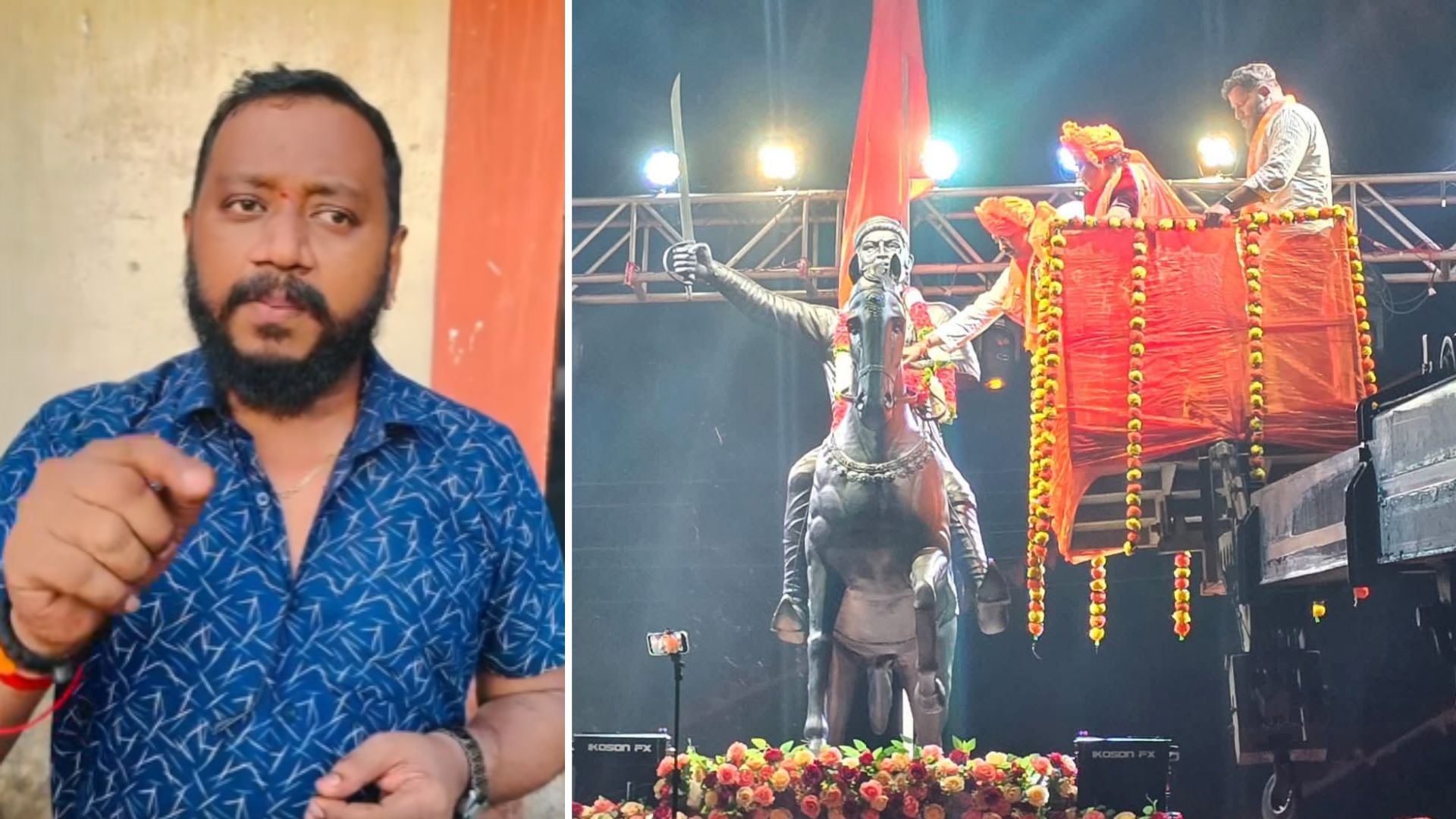 Bajrang Dal opposes removal of Shivaji Maharaj statue