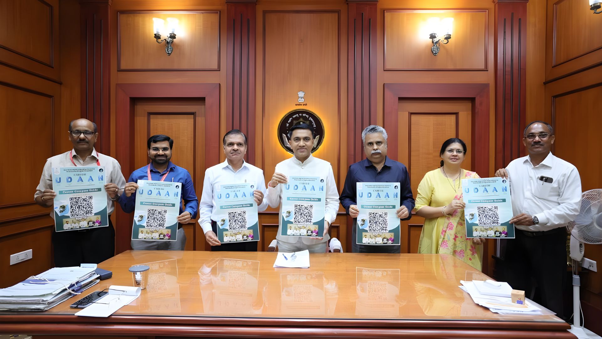 CM Sawant launches 'Career Compass Digital QR' for students