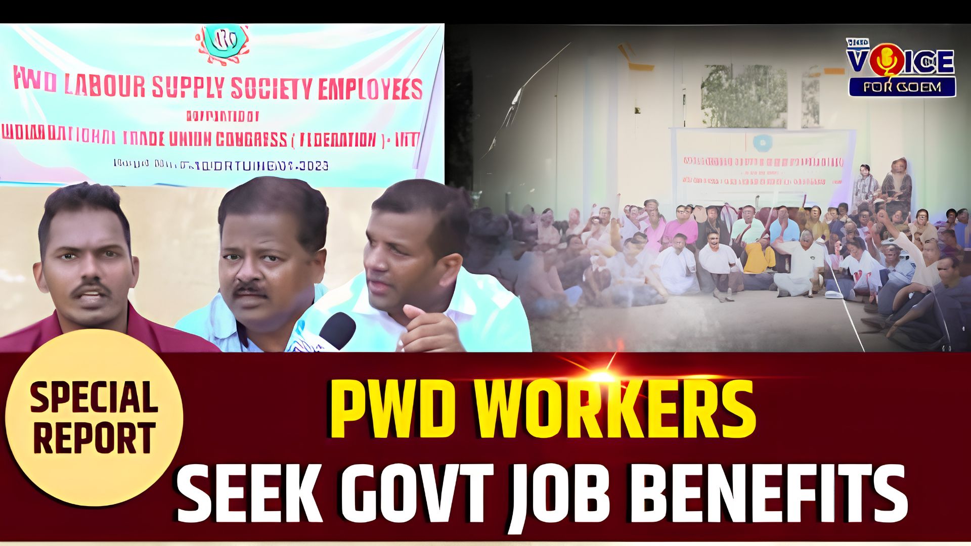 SPECIAL REPORT | Azad Maidan Protest: PWD Workers Demand Govt Job Benefits