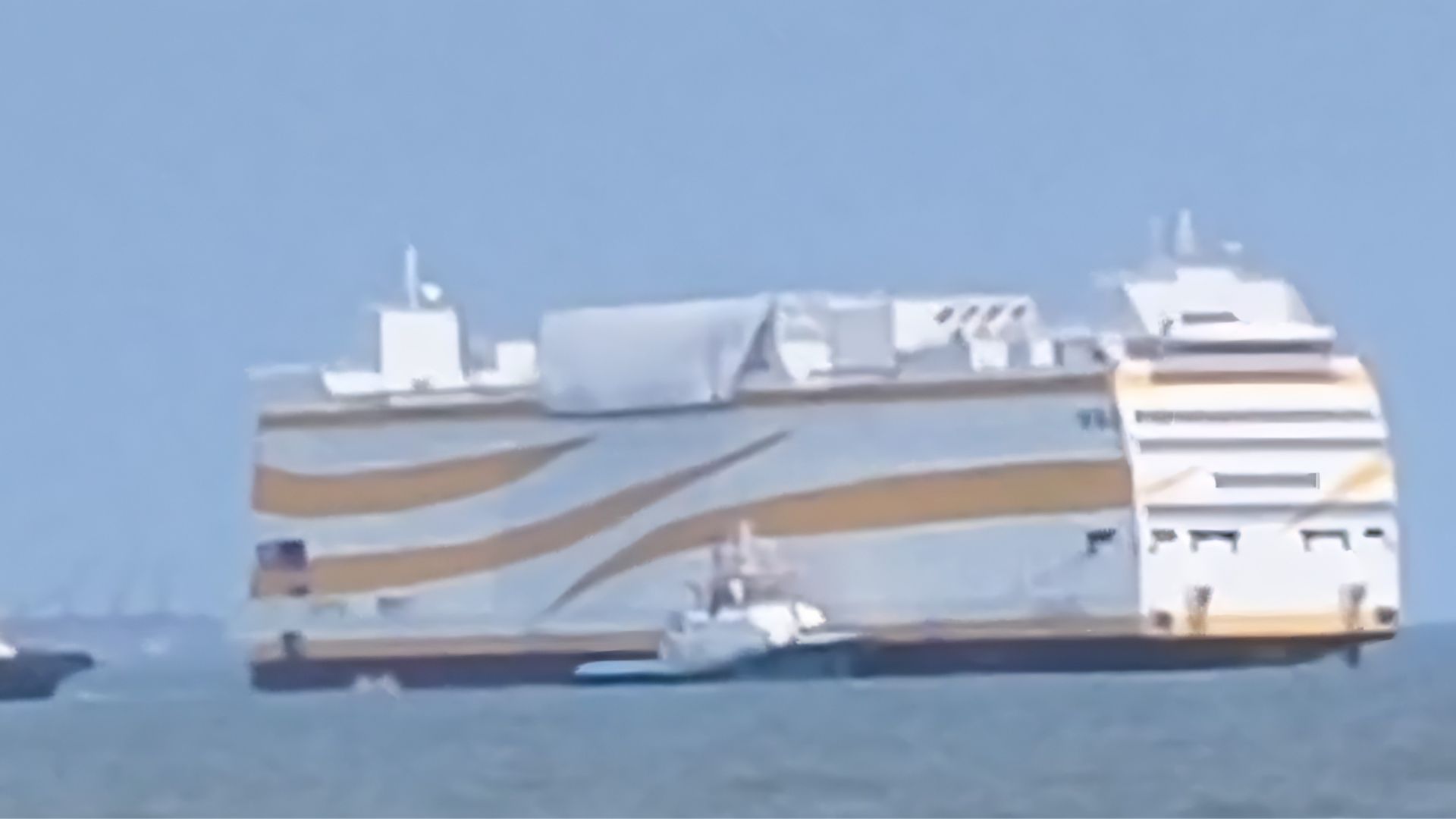 Giant Deltin ship arrives in Goa