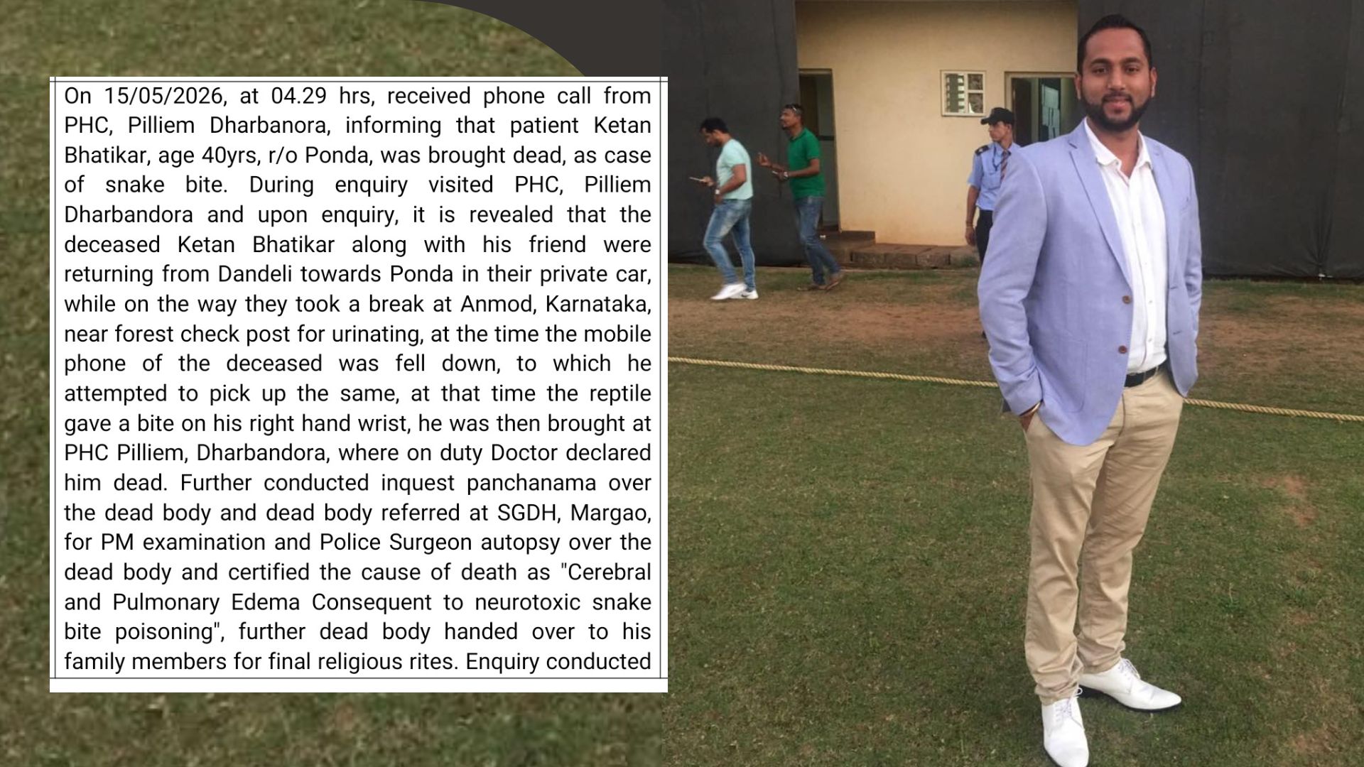 Autopsy confirms snakebite as cause of Dr Ketan Bhatikar’s death