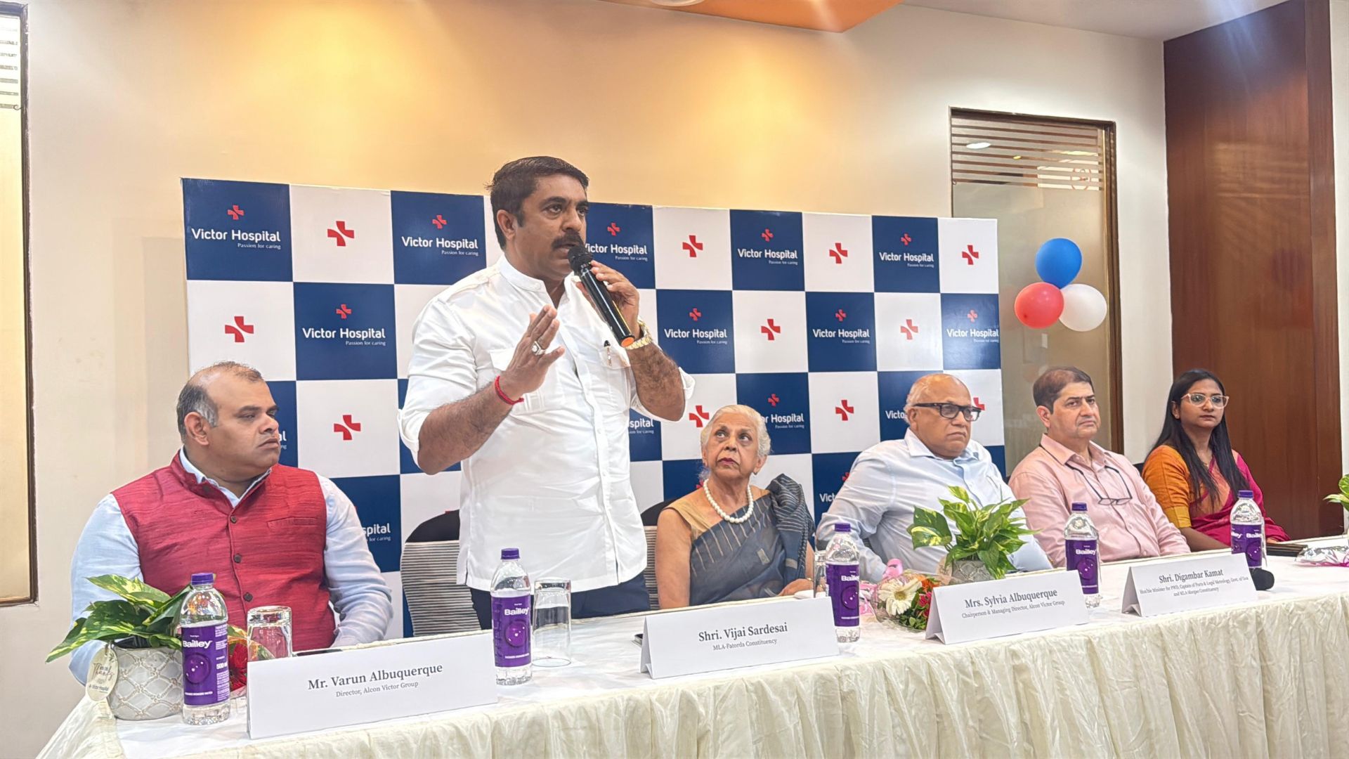 MLA Vijai Sardesai inaugurates pediatric ICU at Victor Hospital