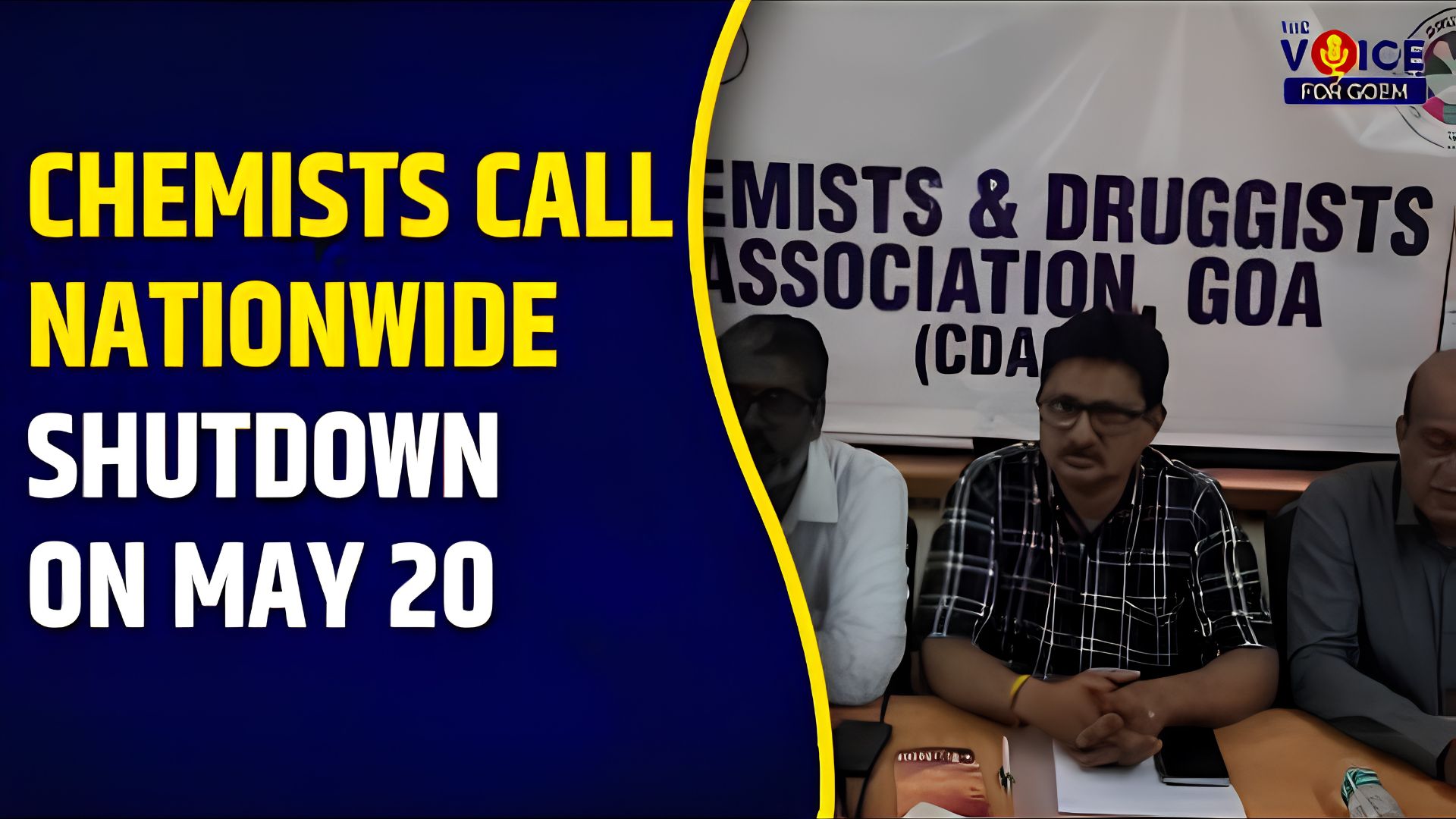 Goa pharmacies to remain shut on 20 May