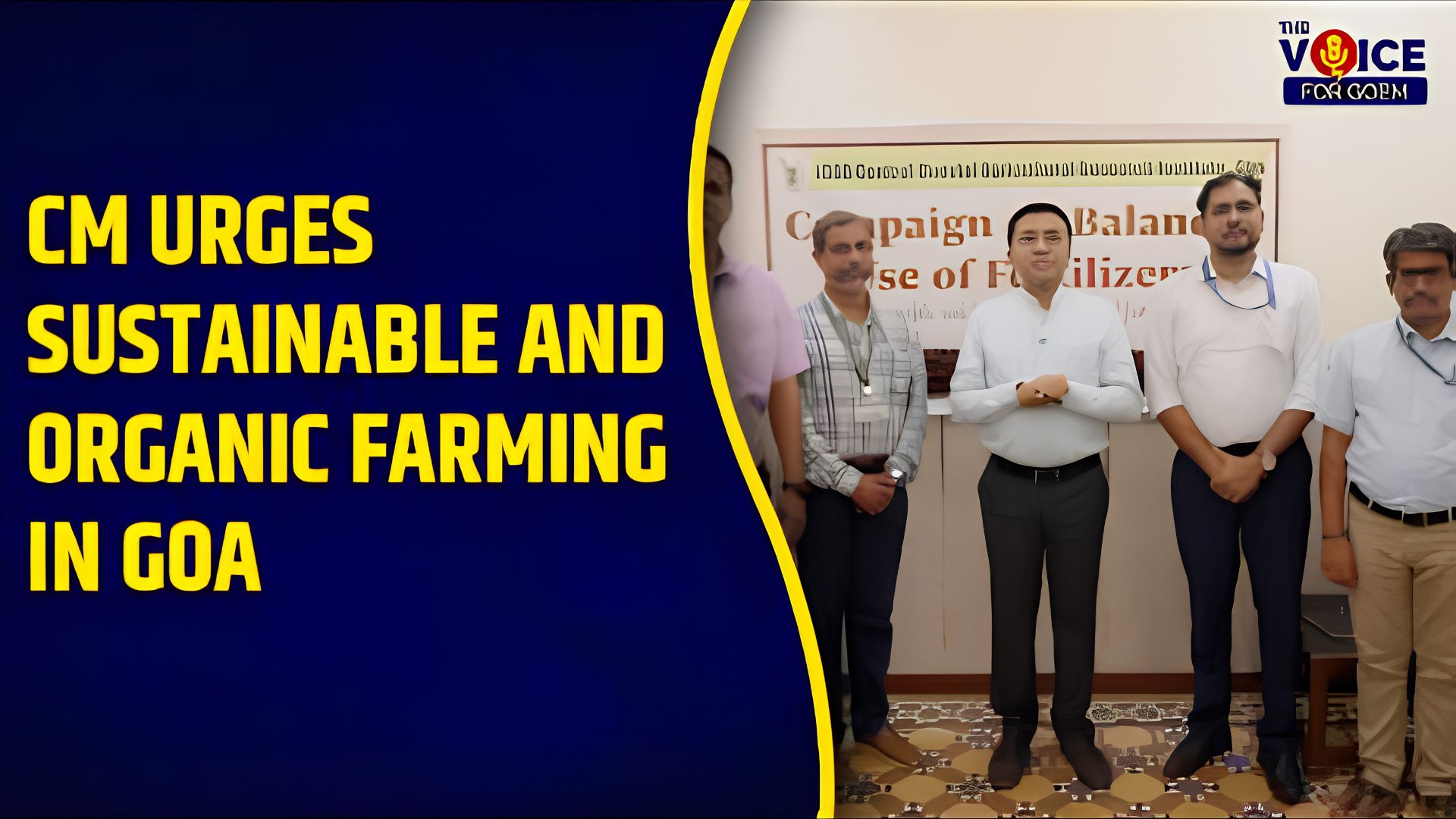 CM urges sustainable and organic farming in Goa