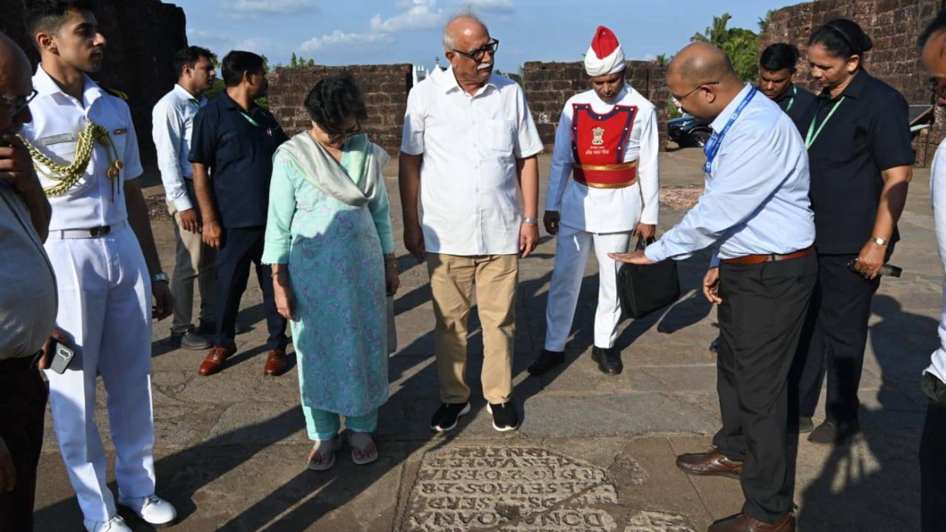 Guv visits St Augustine Tower and Museum of Christian Art
