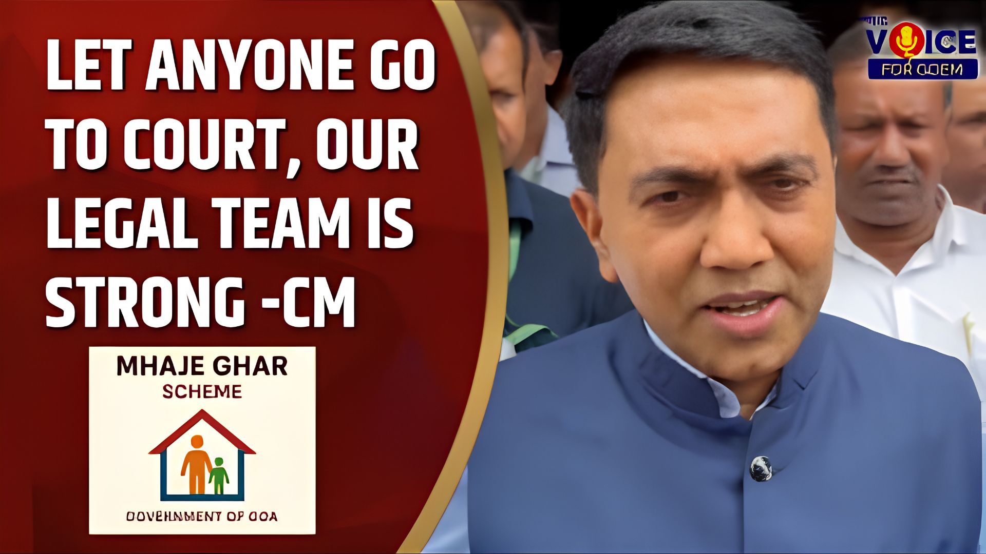 CM criticises opponents of Mhaje Ghar Scheme