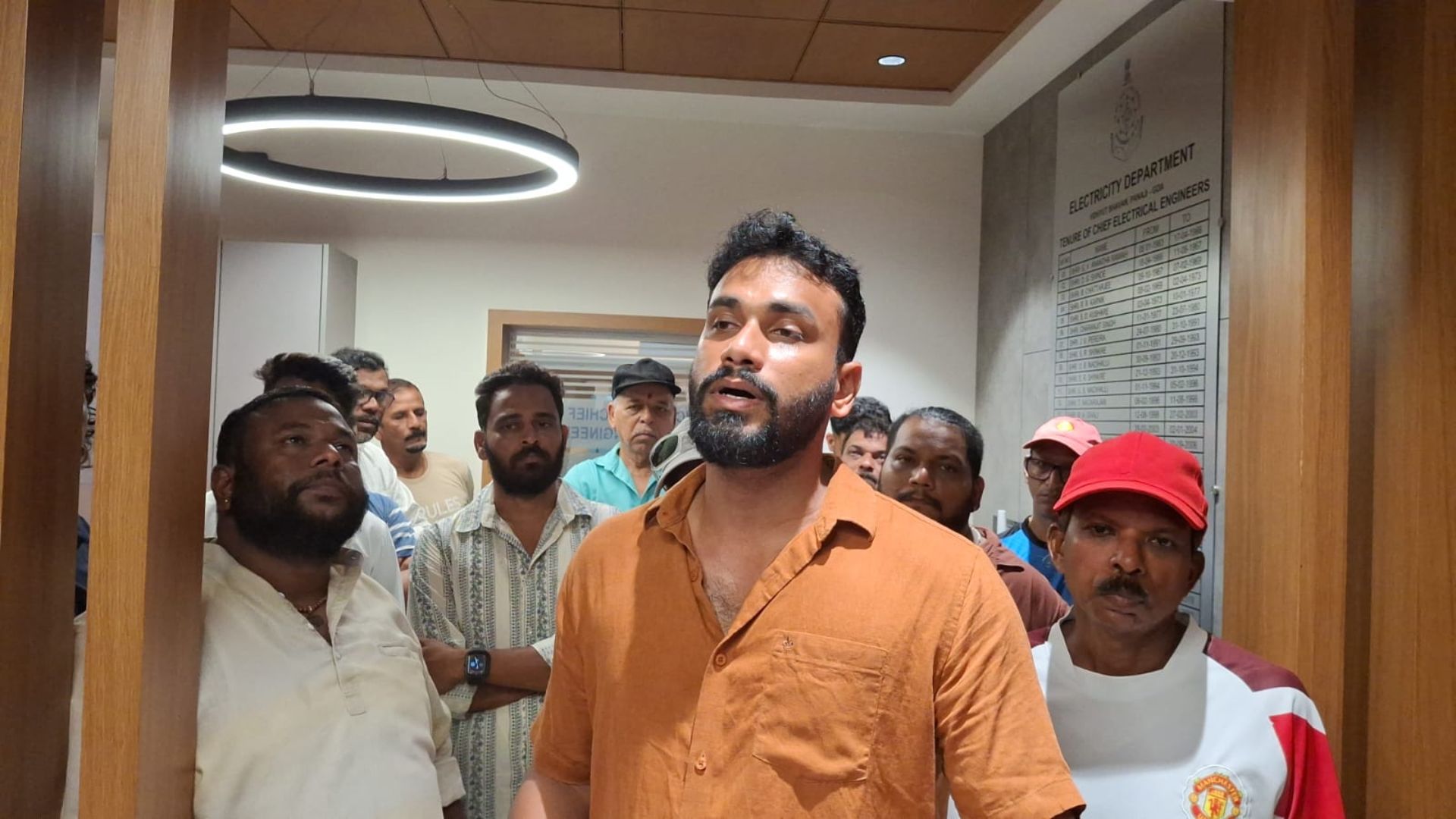 Anjuna residents protest against high electricity bills