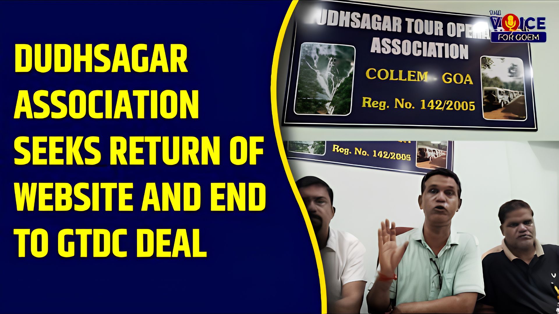 Dudhsagar association seeks return of website and end to GTDC deal