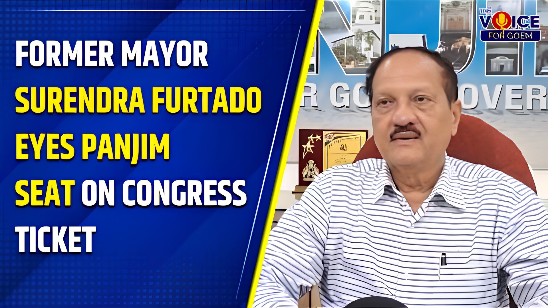 CCP Councillor Surendra Furtado to contest Panjim seat on Congress ticket