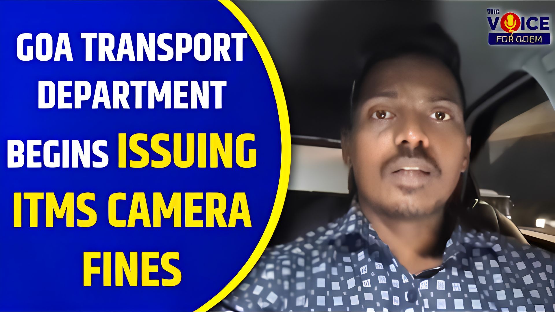 Goa to enforce strict ITMS camera traffic fines