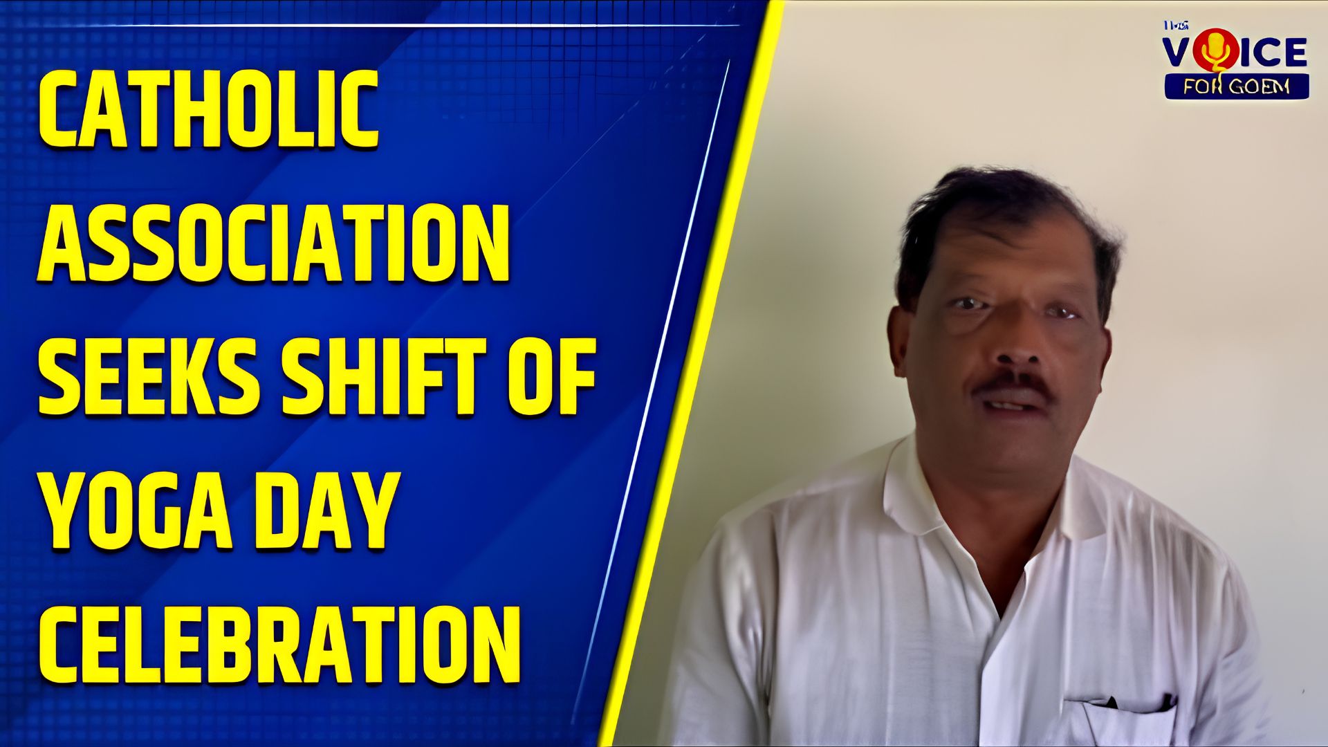 Catholic Association of Goa objects to mandatory Sunday Yoga Day event