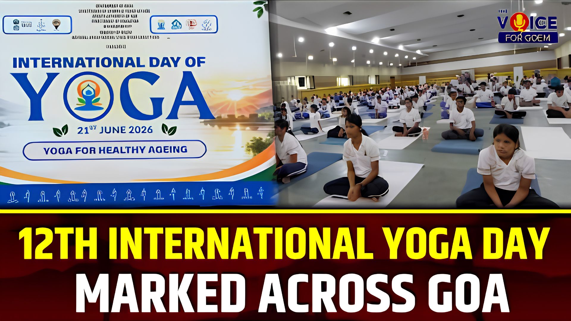 12th International Yoga Day marked across Goa