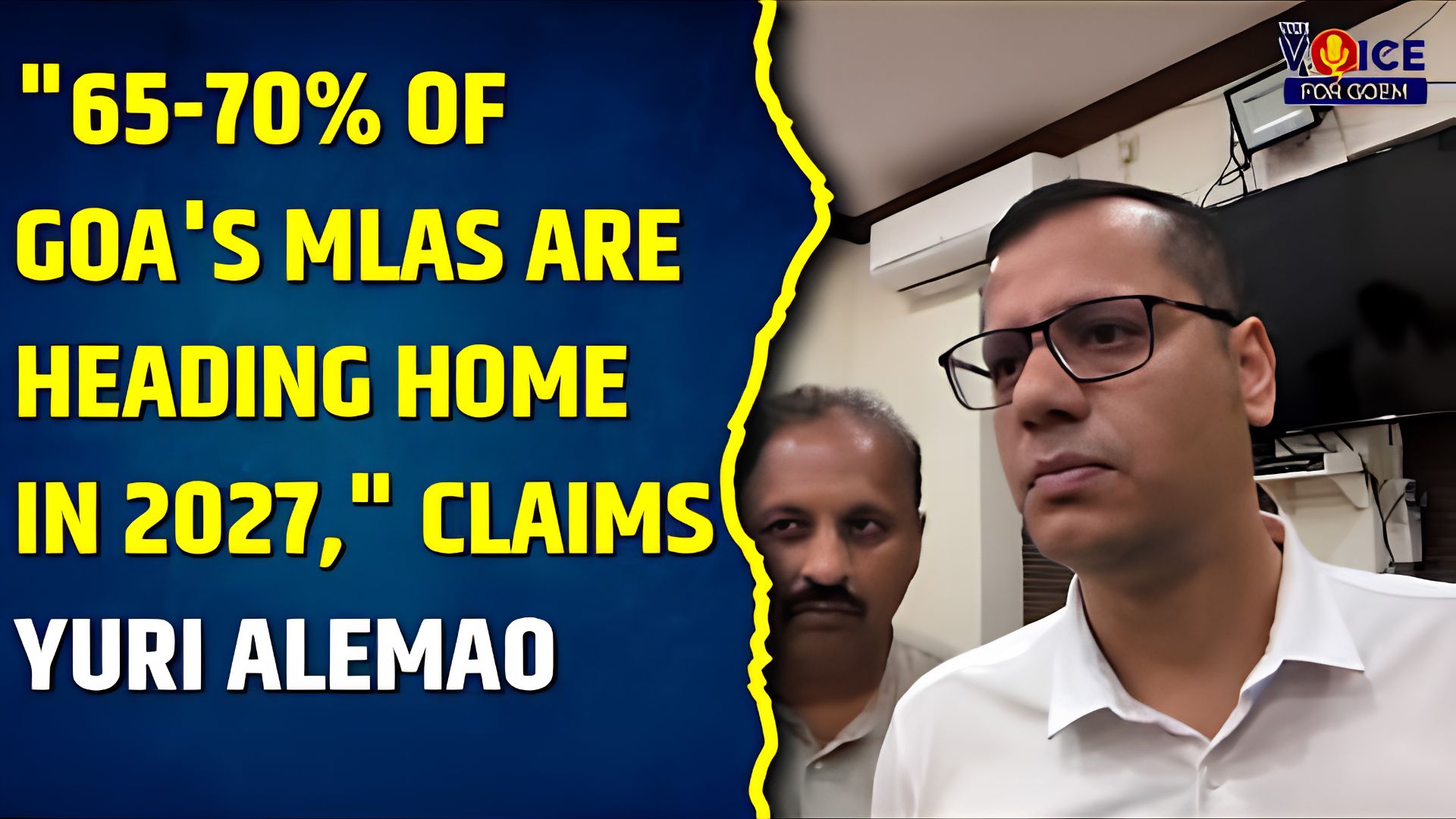 65-70% of Goa's MLAs are heading home in 2027, claims Yuri Alemao