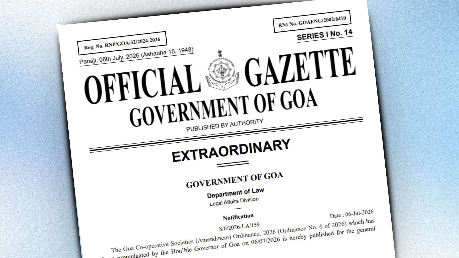 Goa revises stamp duty structure, offers relief for housing societies