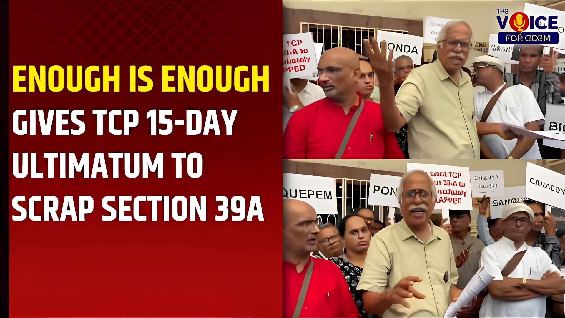 Enough Is Enough gives TCP 15-day ultimatum to scrap Section 39A