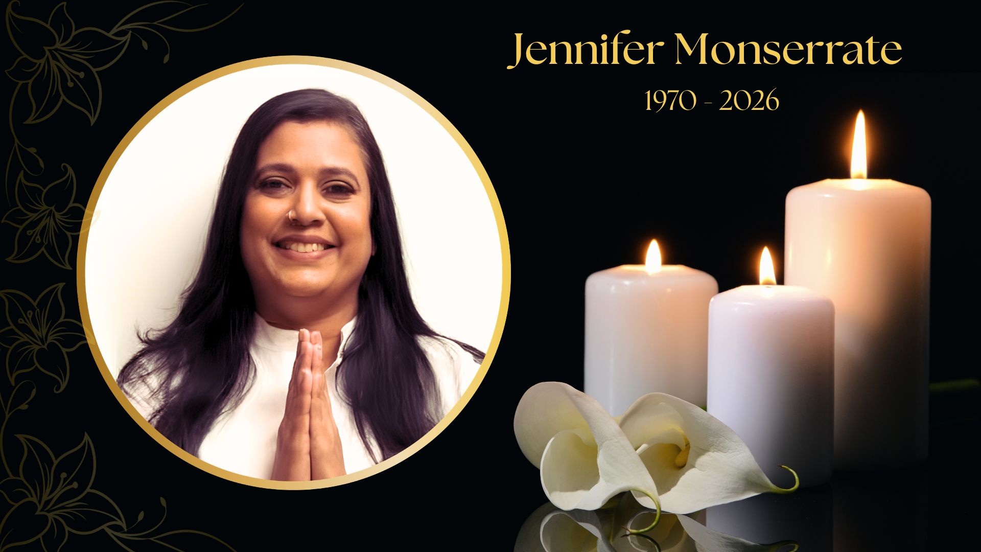 Jennifer Monserrate demise: Condolences pour in