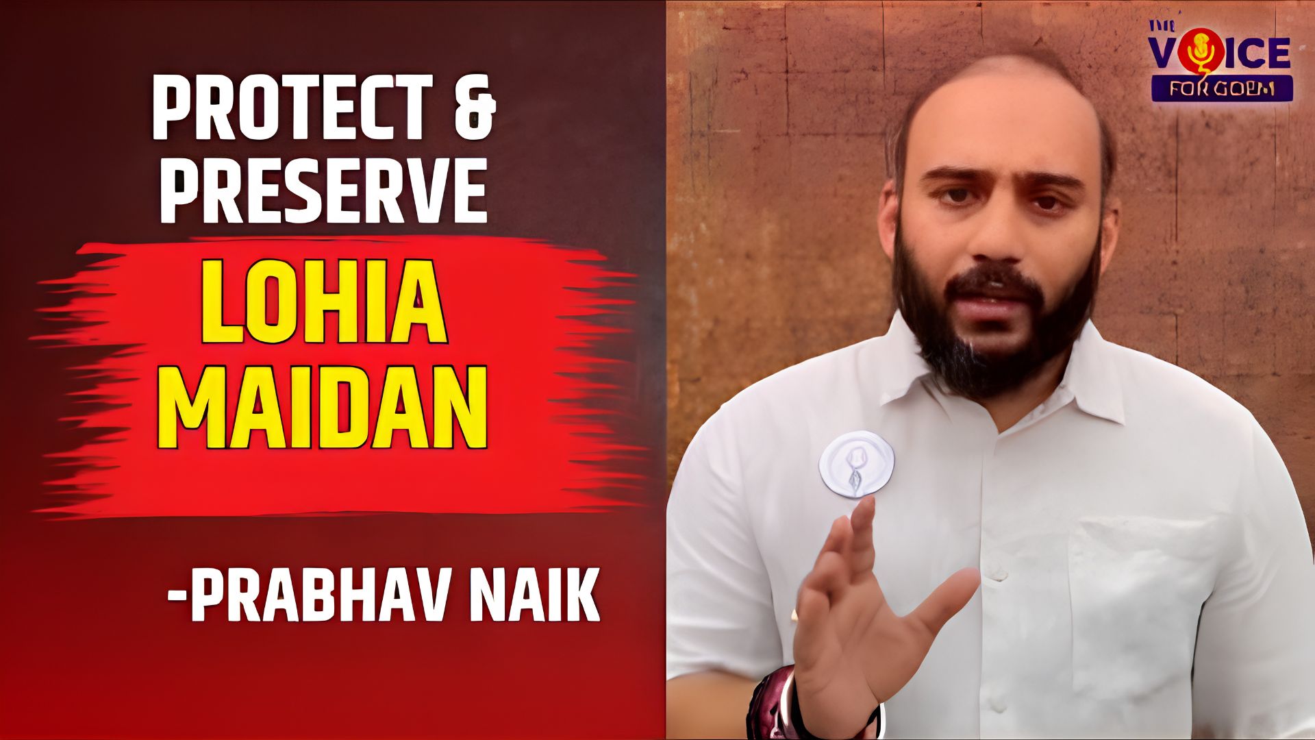 Madganvcho Awaaz demands protection of Lohia Maidan's sanctity