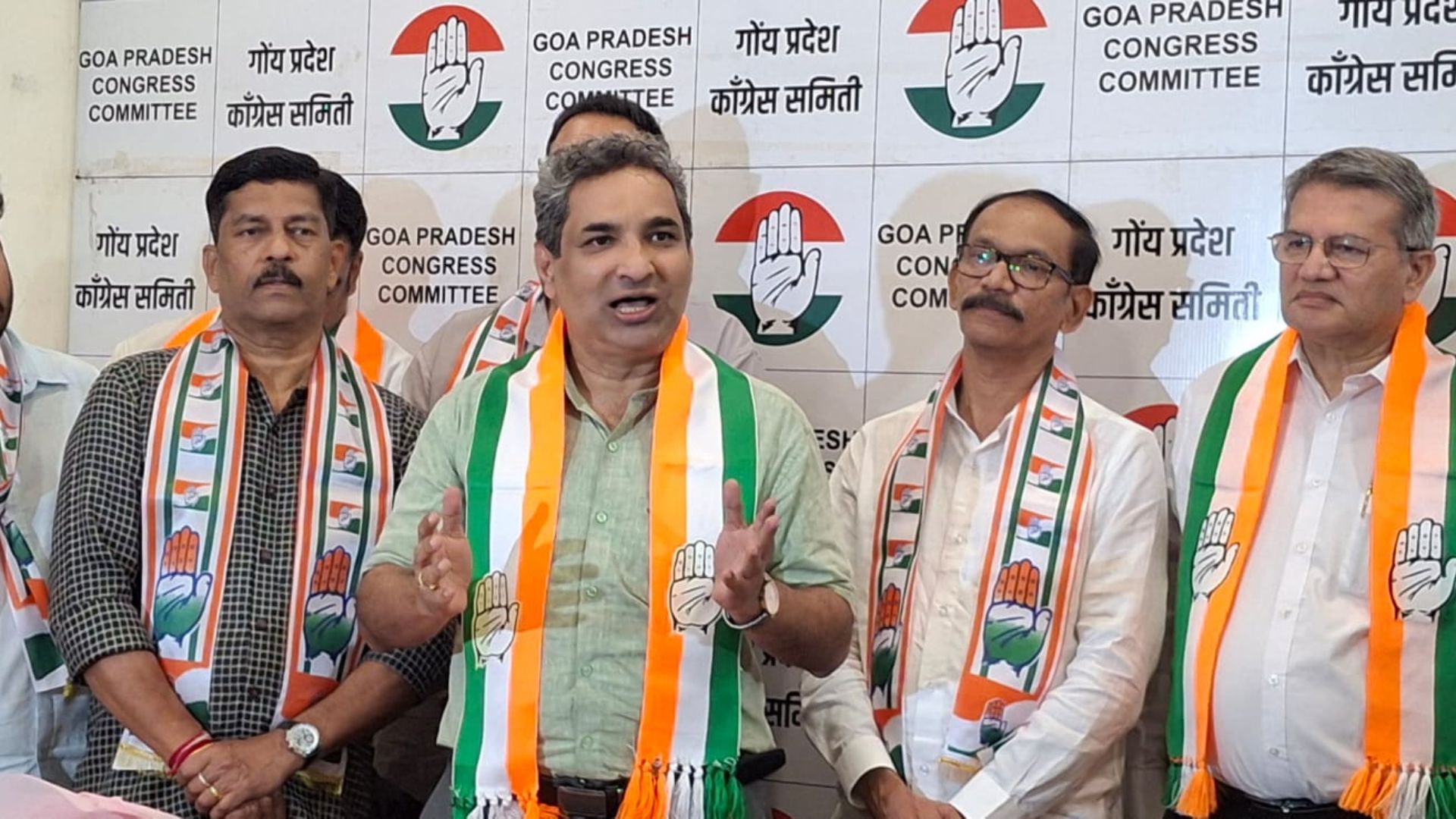 Rahul Mhambre compares Modi and Sawant govts to Gandhi's 3 monkeys