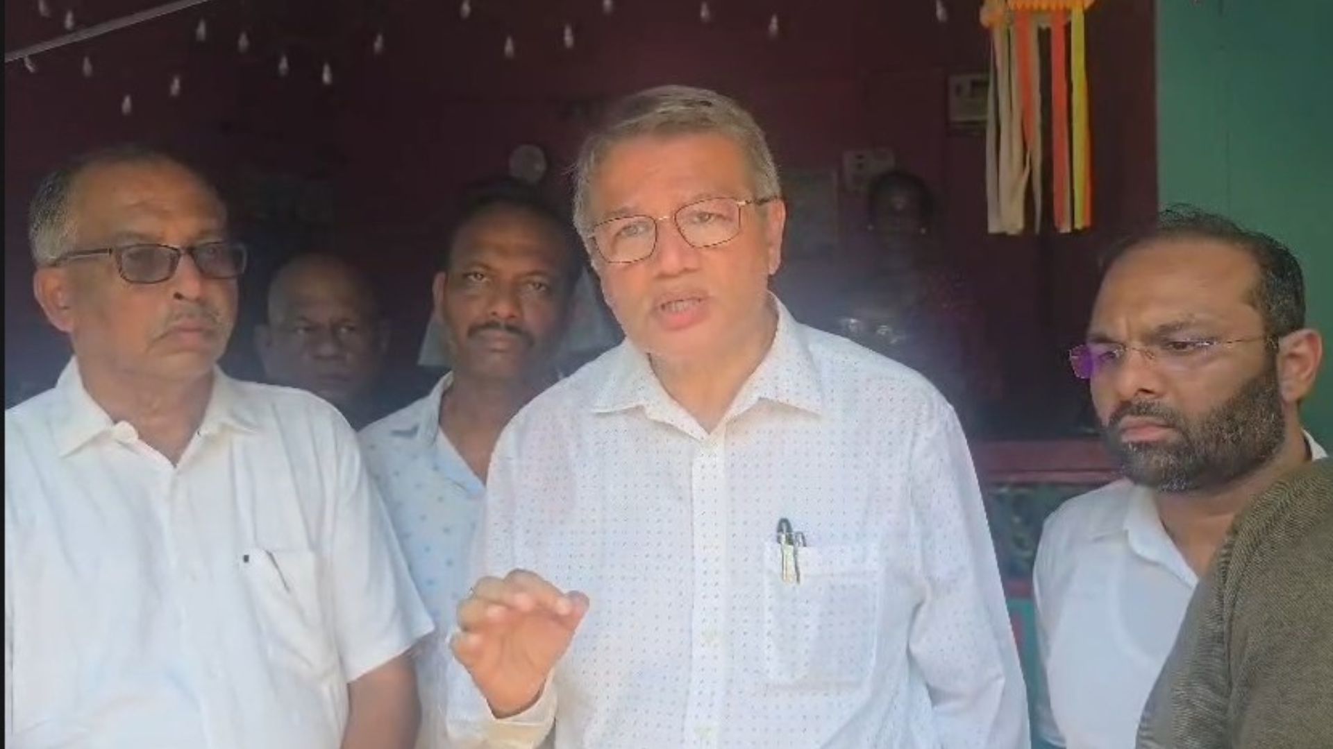 Carlos Ferreira visits families affected by CRZ demolition in Morjim