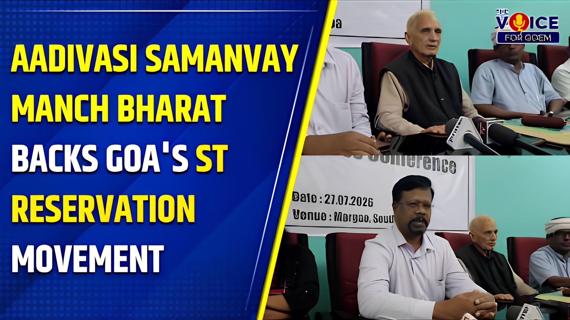 Aadivasi Samanvay Manch Bharat backs Goa's ST reservation movement