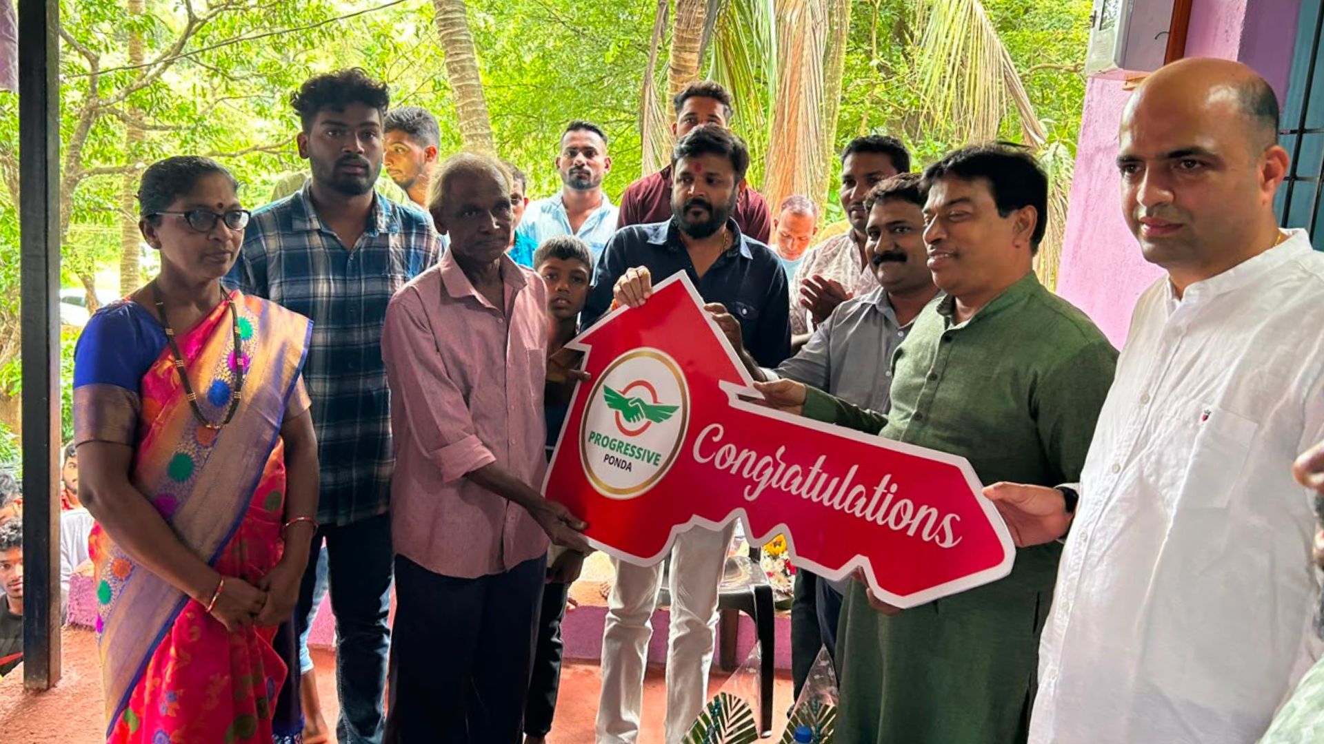 Dalvi helps Gaude family get a new home