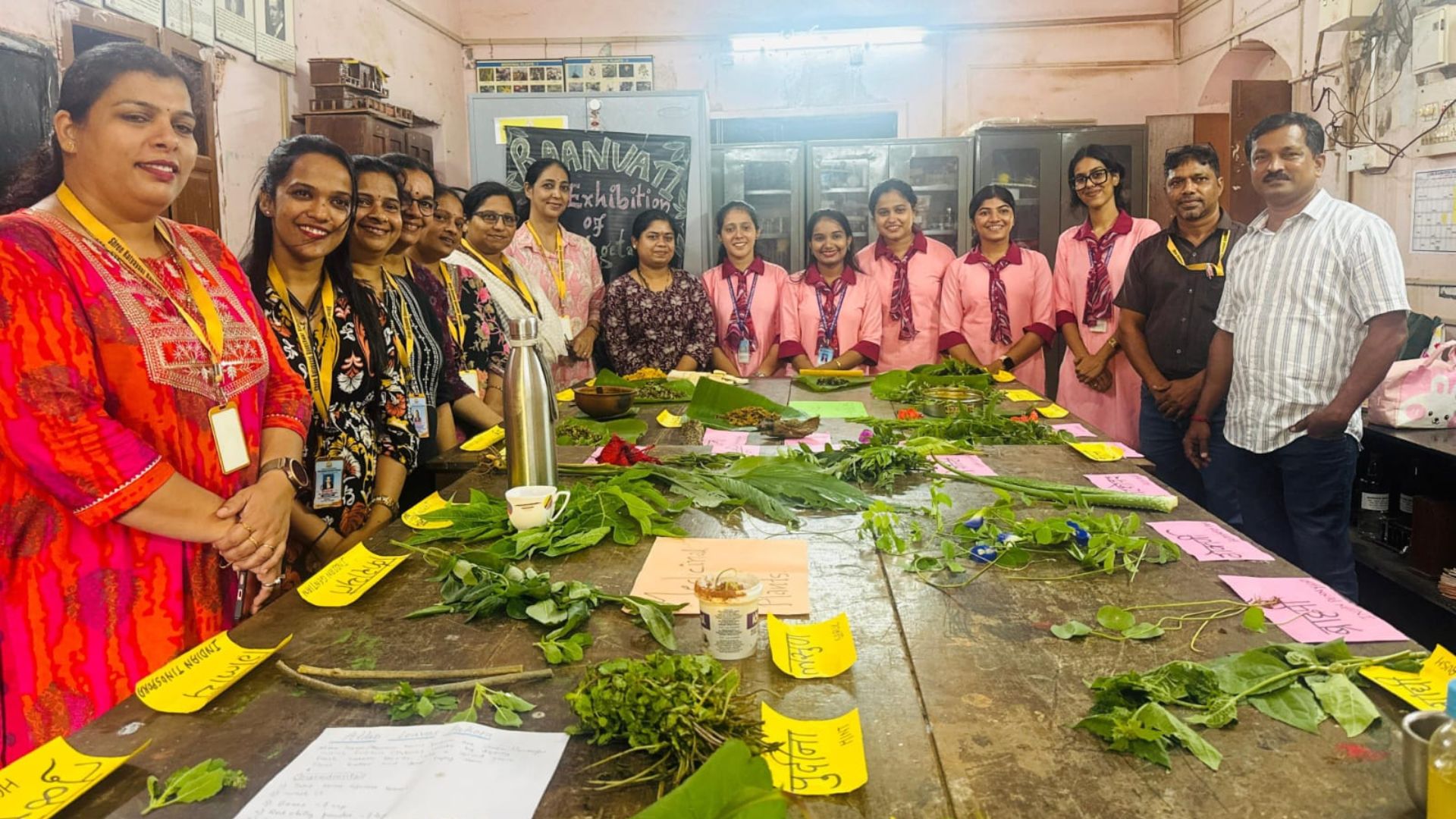 Exhibition of wild vegetables and medicinal plants receives good response