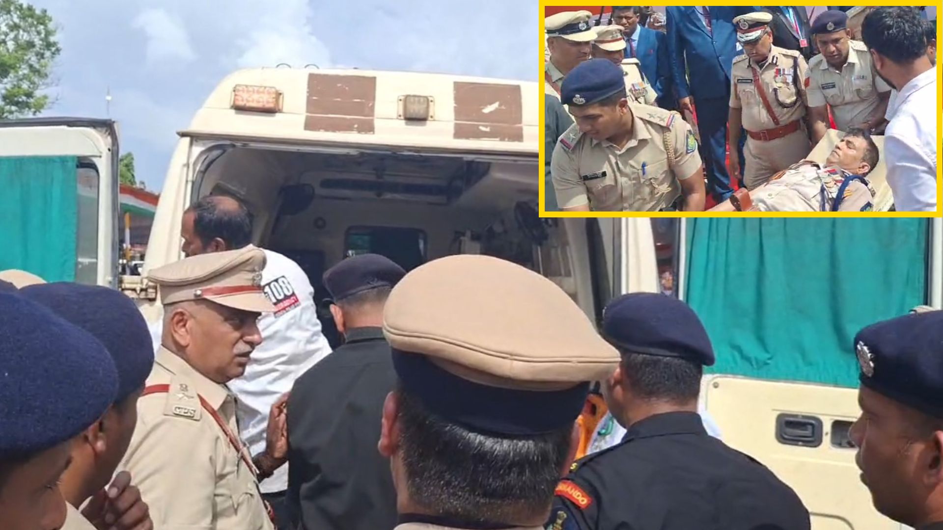 DGP Alok faints during Independence Day programme, condition stable