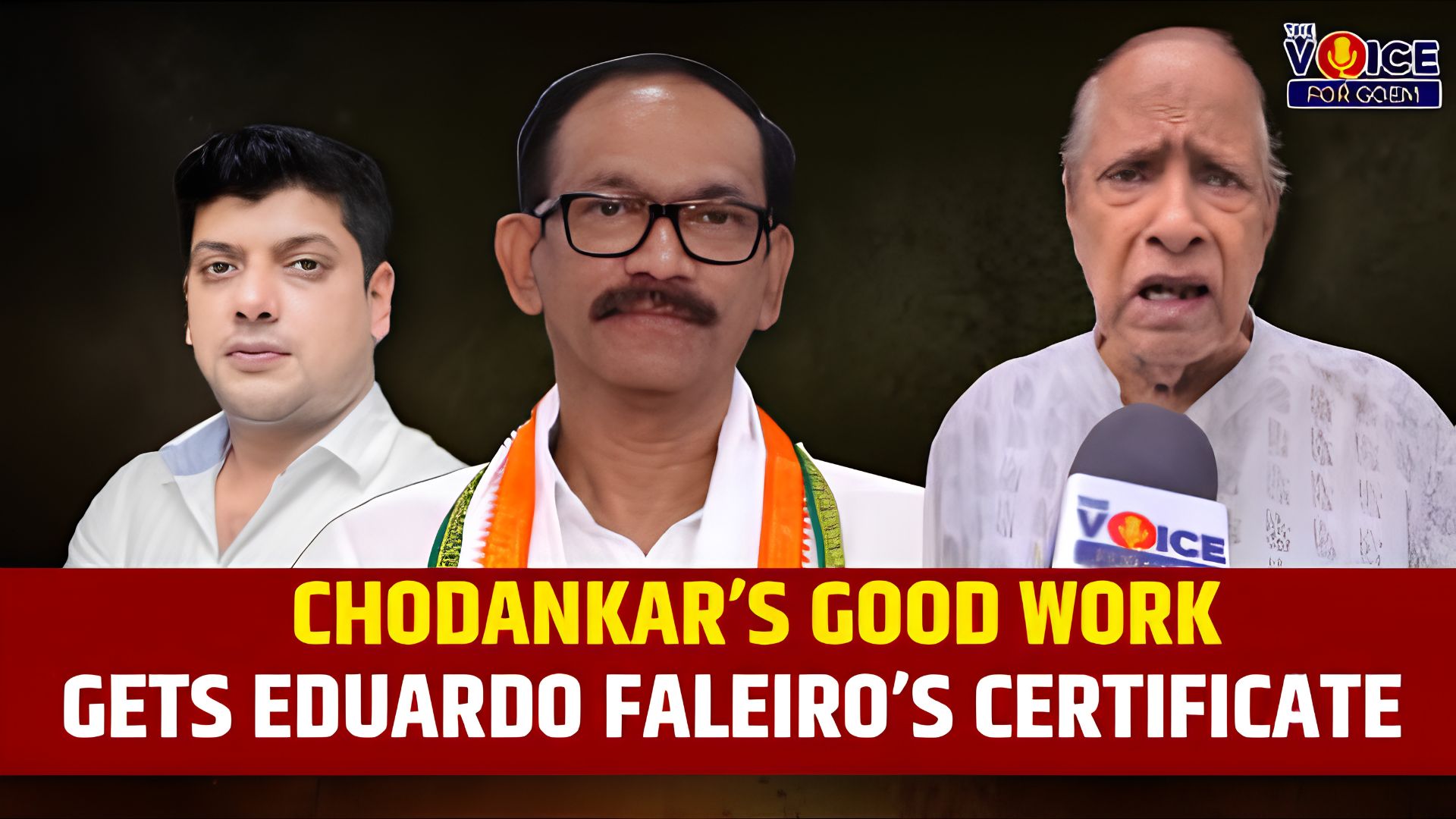 Chodankar’s good work gets Eduardo Faleiro’s certificate