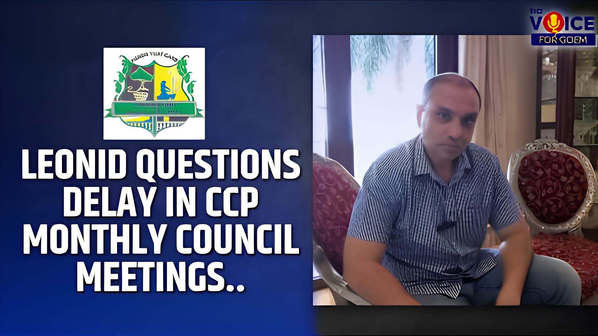 Furtado questions absence of monthly CCP council meetings