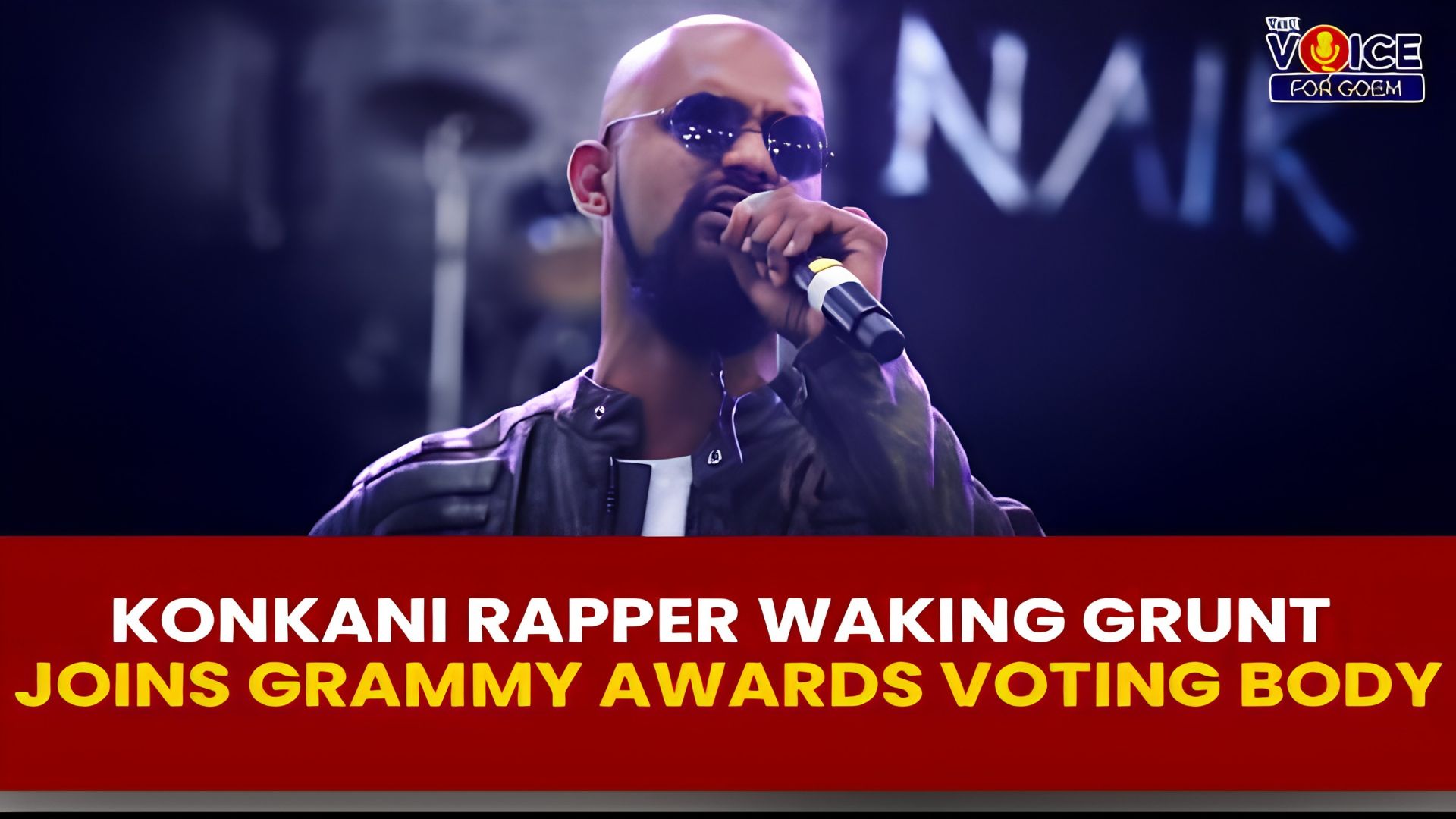Konkani rapper Waking Grunt joins Grammy awards voting body