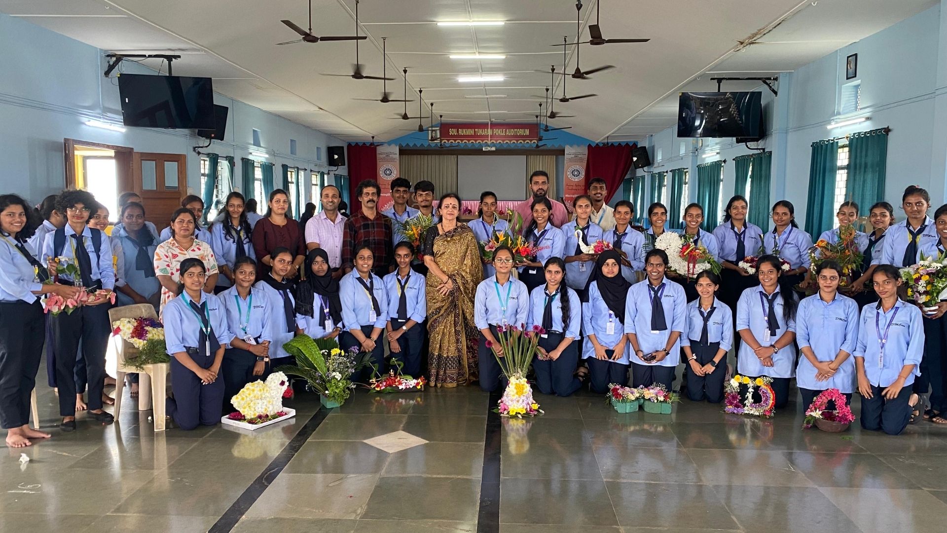 CAMPUS VOICE: Dnyanprasarak Mandal’s college hosts inter-class flower arrangement competition