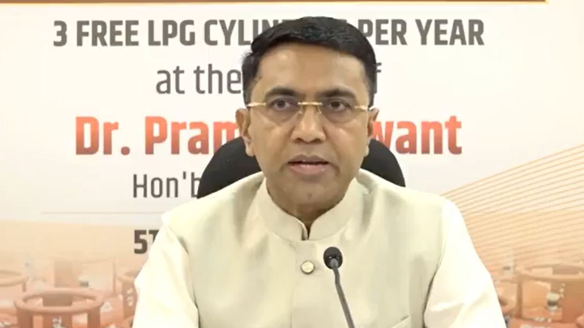 CM Pramod Sawant launches Goa Ujjwala Yojana for LPG assistance