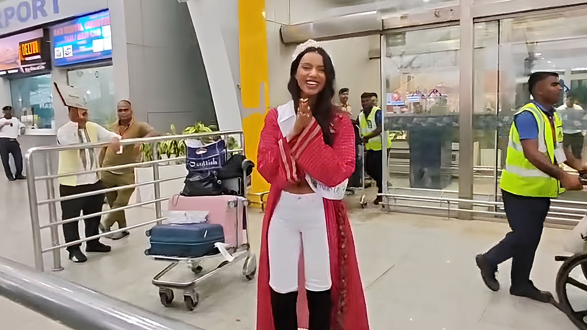 Miss Goa International first runner-up Luanna Fernandes welcomed in Goa