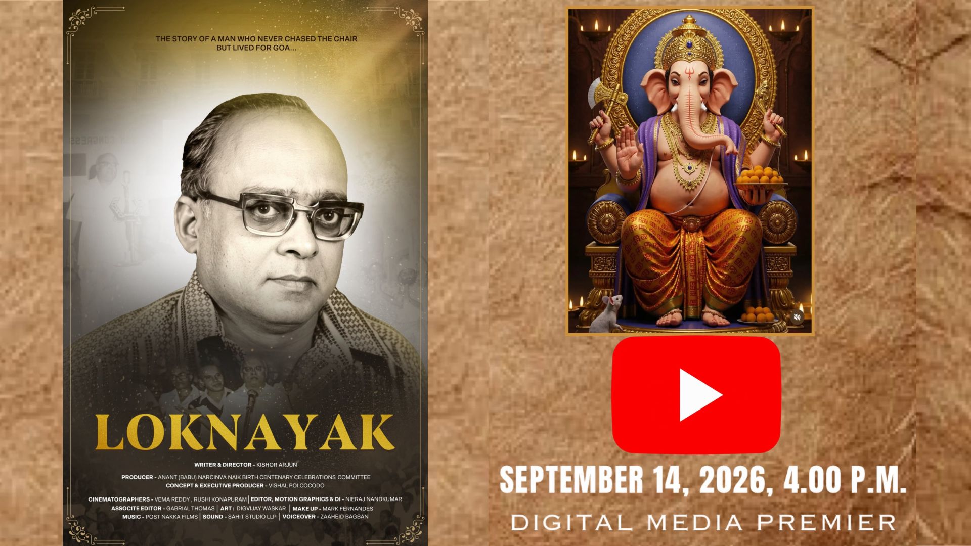 'Loknayak' set for digital premiere on Ganesh Chaturthi