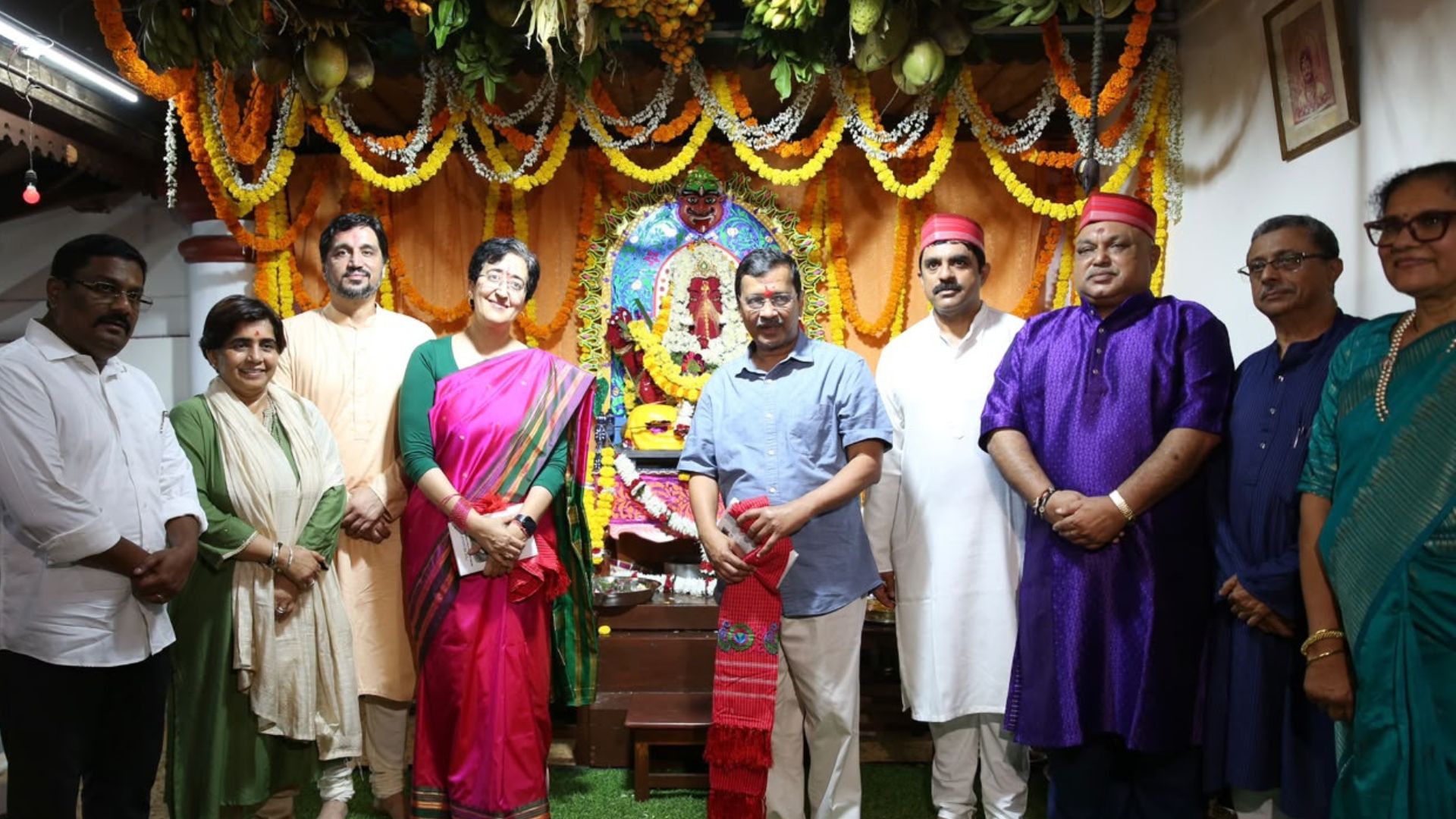 Goa first, not pockets first: Kejriwal visits Vijai Sardesai for Ganesh Chaturthi