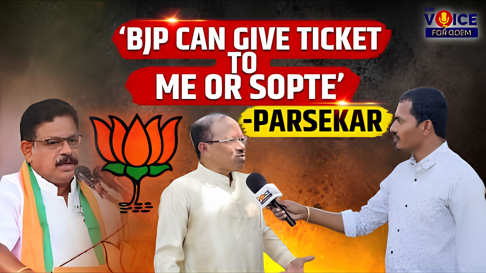 SPECIAL INTERVIEW | BJP can give ticket to me or Sopte, says Parsekar