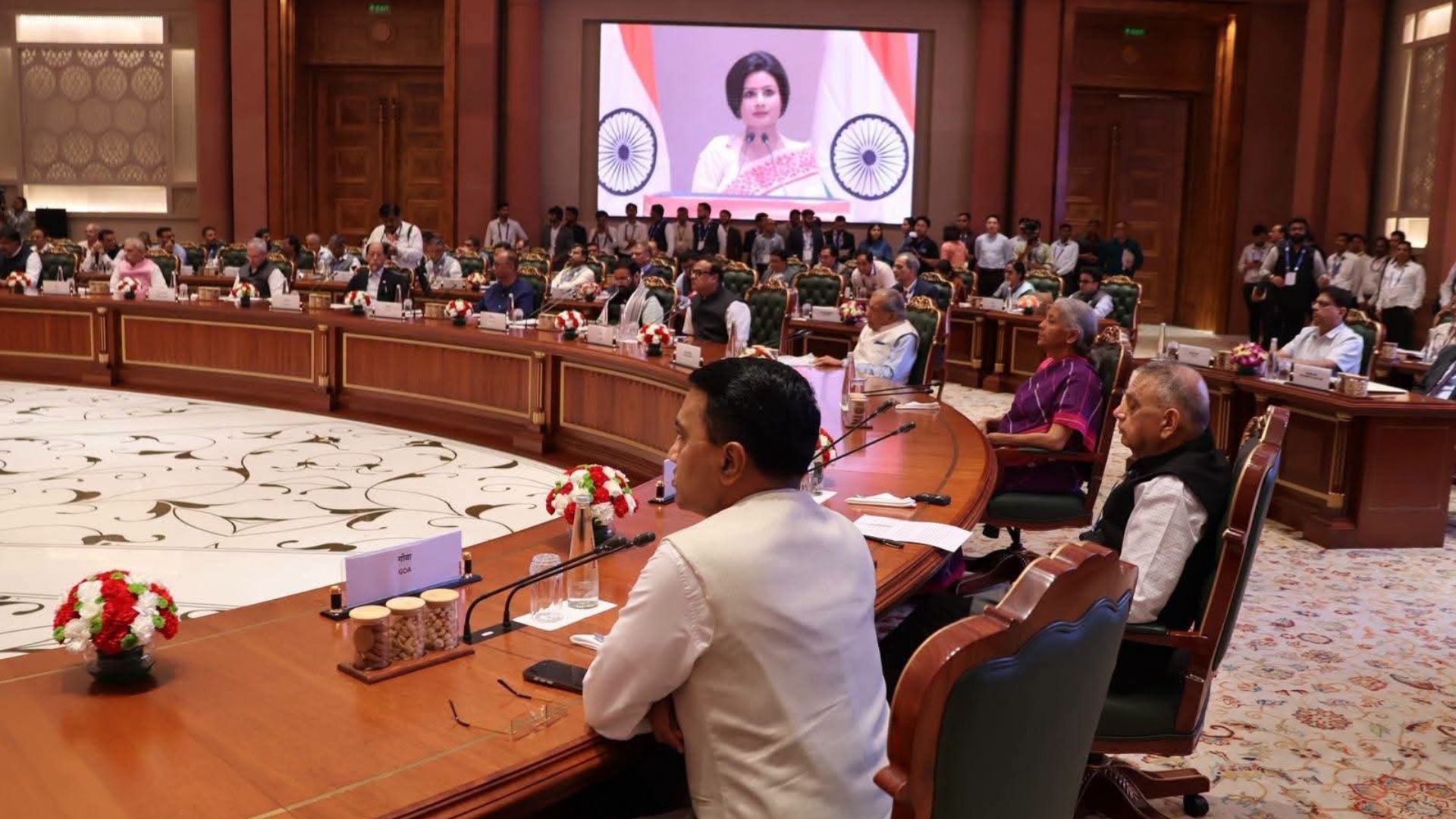 CM attends conference on financing India’s journey towards ‘Viksit Bharat’